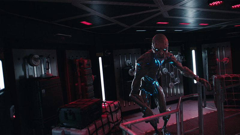 The Protomolecule hybrid in he the Roci’s hold (Syfy)